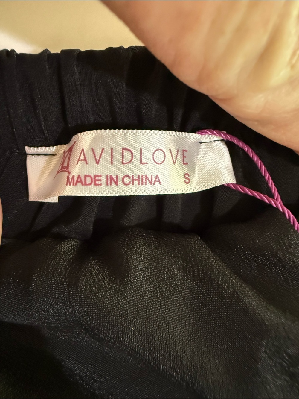 AVIDLOVE  🆕🆕 Black Ruffled Skater Skirt Size Small - Picture 4 of 11